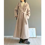 ワイドラペルラップロングコート | Jewelobe | 詳細画像11 