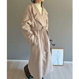 ワイドラペルラップロングコート | Jewelobe | 詳細画像14 