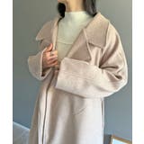 ワイドラペルラップロングコート | Jewelobe | 詳細画像17 