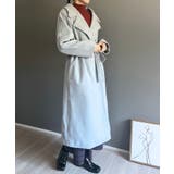 ワイドラペルラップロングコート | Jewelobe | 詳細画像26 