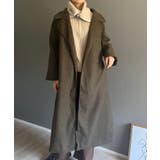 ワイドラペルラップロングコート | Jewelobe | 詳細画像30 