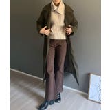 ワイドラペルラップロングコート | Jewelobe | 詳細画像38 