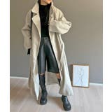 ワイドラペルラップロングコート | Jewelobe | 詳細画像4 