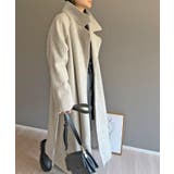 ワイドラペルラップロングコート | Jewelobe | 詳細画像5 