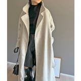 ワイドラペルラップロングコート | Jewelobe | 詳細画像7 