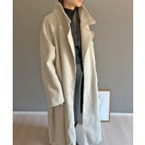 ワイドラペルラップロングコート | Jewelobe | 詳細画像8 