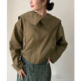 ビッグセーラーカラーショートブルゾン | Jewelobe | 詳細画像12 