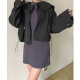 ビッグセーラーカラーショートブルゾン | Jewelobe | 詳細画像19 