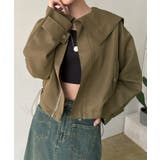 ビッグセーラーカラーショートブルゾン | Jewelobe | 詳細画像7 