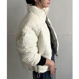 アイボリー | コーデュロイ中綿ブルゾン | Jewelobe