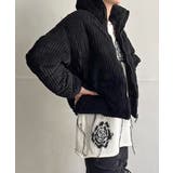 ブラック | コーデュロイ中綿ブルゾン | Jewelobe