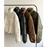 シンセティックレザー中綿ブルゾン | Jewelobe | 詳細画像30 