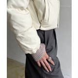 シンセティックレザー中綿ブルゾン | Jewelobe | 詳細画像6 