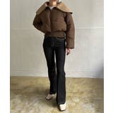 ビッグボアカラーショートパテッドブルゾン | Jewelobe | 詳細画像7 