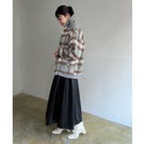 起毛チェックオーバーサイズブルゾン | Jewelobe | 詳細画像16 