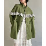 レースフリルルーズモッズブルゾン | Jewelobe | 詳細画像1 