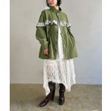 レースフリルルーズモッズブルゾン | Jewelobe | 詳細画像10 