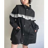 レースフリルルーズモッズブルゾン | Jewelobe | 詳細画像12 