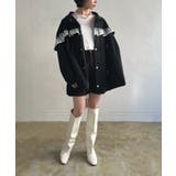 レースフリルルーズモッズブルゾン | Jewelobe | 詳細画像23 