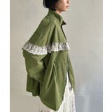 レースフリルルーズモッズブルゾン | Jewelobe | 詳細画像3 