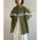 レースフリルルーズモッズブルゾン | Jewelobe | 詳細画像4 