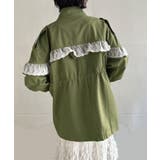 レースフリルルーズモッズブルゾン | Jewelobe | 詳細画像5 