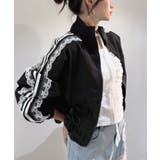 レースラインナイロンタッチスポーティーブルゾン | Jewelobe | 詳細画像1 