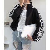 レースラインナイロンタッチスポーティーブルゾン | Jewelobe | 詳細画像2 