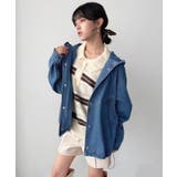 オーバーサイズフーディーデニムブルゾン | Jewelobe | 詳細画像15 