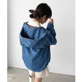 オーバーサイズフーディーデニムブルゾン | Jewelobe | 詳細画像16 