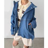 オーバーサイズフーディーデニムブルゾン | Jewelobe | 詳細画像18 