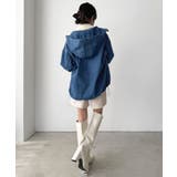 オーバーサイズフーディーデニムブルゾン | Jewelobe | 詳細画像22 