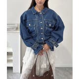 スリーブアレンジビッグポケットデニムジャケット | Jewelobe | 詳細画像2 