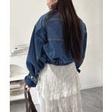 スリーブアレンジビッグポケットデニムジャケット | Jewelobe | 詳細画像4 