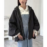 ブラック | バルーンシルエットビッグブルゾン | Jewelobe