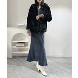 フェイクファーフーディーブルゾン | Jewelobe | 詳細画像30 