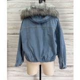 【ファー取り外し可】インナーボアデニムショートブルゾン | Jewelobe | 詳細画像14