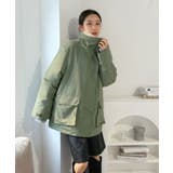 インナーファースタンドカラーミリタリージャケット | Jewelobe | 詳細画像19 