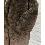 フェイクファーピークドラペルミディコート | Jewelobe | 詳細画像17 