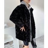 フェイクファーピークドラペルミディコート | Jewelobe | 詳細画像20 