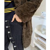 フェイクファーピークドラペルミディコート | Jewelobe | 詳細画像8 