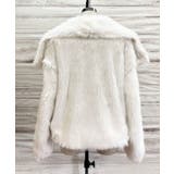 ビッグカラーフェイクファーショートコート | Jewelobe | 詳細画像15 