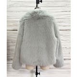 ビッグカラーフェイクファーショートコート | Jewelobe | 詳細画像24 