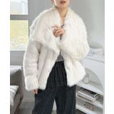 ビッグカラーフェイクファーショートコート | Jewelobe | 詳細画像4 