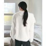 ビッグカラーフェイクファーショートコート | Jewelobe | 詳細画像7 