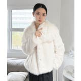 ビッグカラーフェイクファーショートコート | Jewelobe | 詳細画像9 