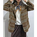 メルトンチェックインナーキルティングジャケット | Jewelobe | 詳細画像2 