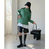 スエードタッチスリーブラインスポーティーブルゾン | Jewelobe | 詳細画像10 