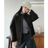 スエードタッチスリーブラインスポーティーブルゾン | Jewelobe | 詳細画像22 