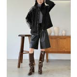 スエードタッチスリーブラインスポーティーブルゾン | Jewelobe | 詳細画像30 